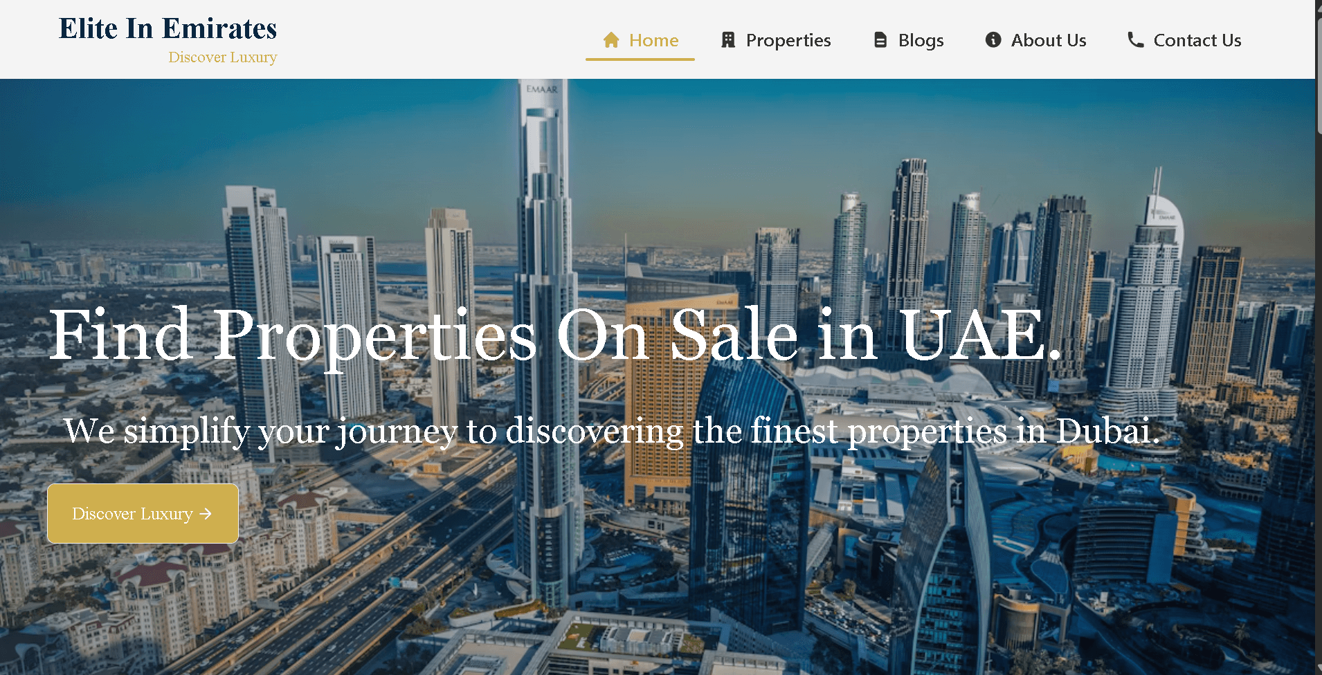 Real Estate Website